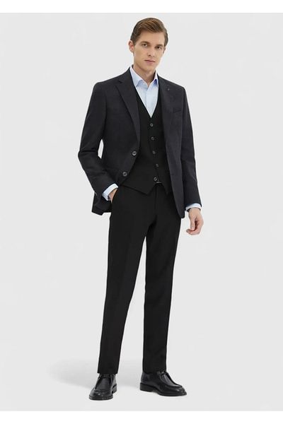 Ramsey Anthracite Vest Suit