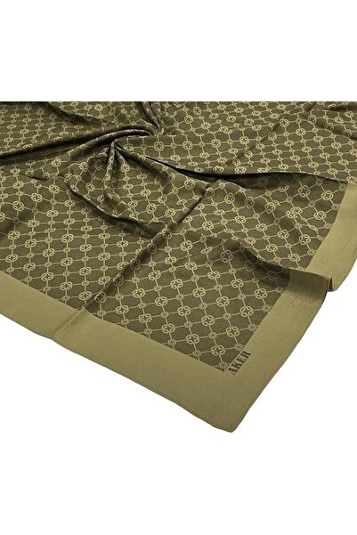 Aker Haki Elegance Monogram Eşarp 1090500-934