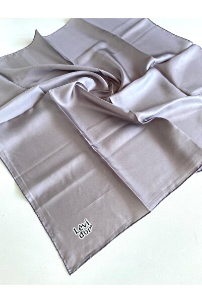 Levidor Tivil Pure Silk Scarf 49700 Ανοιχτό Γκρι Μικτό σχέδιο