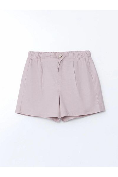LC Waikiki Pantaloni scurți pentru fete LCW Kids cu talie elastică (S5)