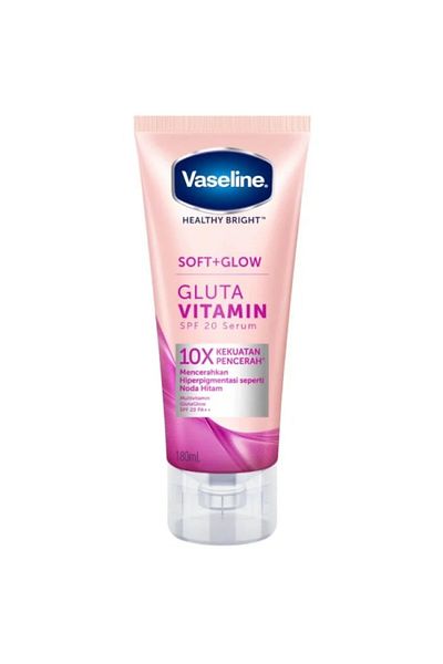 Vaseline Vaseline Gluta Vitamin E Serum for Lightening Hyperpigmentation and Dark Spots with SPF 20++ - 180 ml