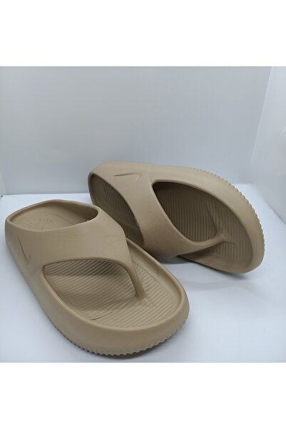 Huzurlu Adımlar Flip Flops Cream Color Slippers