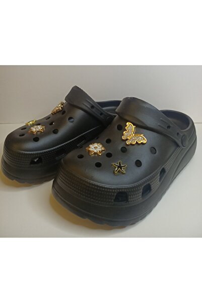 Huzurlu Adımlar   Black Women's Slippers