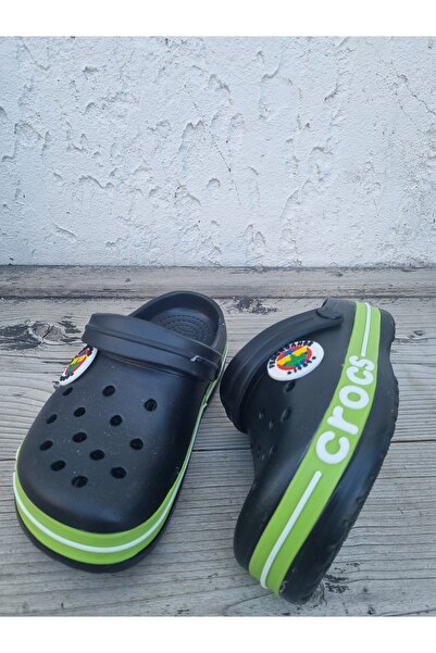 Huzurlu Adımlar Fan Slippers Navy Blue Green