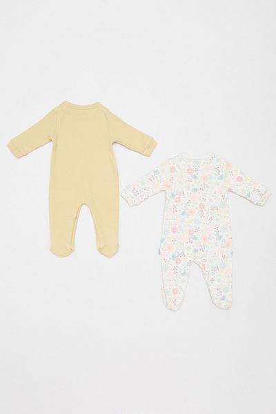 Fulla Moda 100% Cotton Floral Printed 2-Piece Girl's Jumpsuit