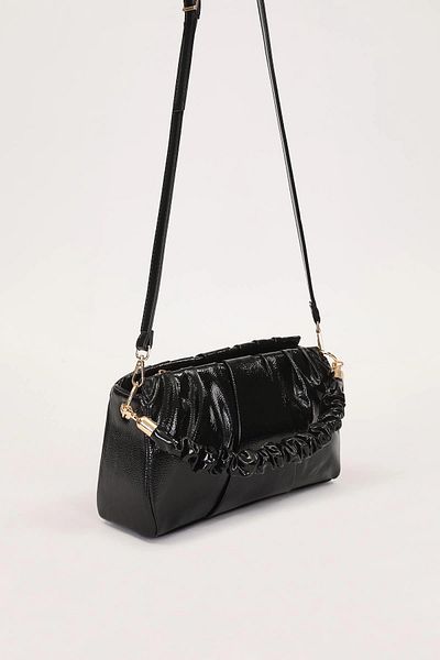 Levidor Black Patent Leather Women's Shoulder Bag 930074