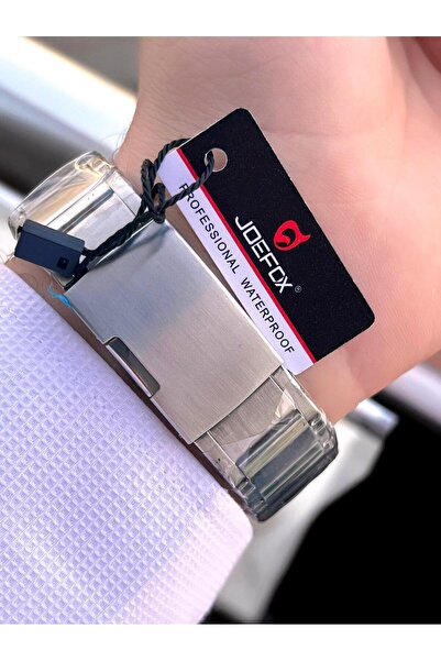 Joefox Steel Cord Digital and Analog 2 Year Warranty 3 Atm Water Resistant Men Wristwatch Joe.Cl09