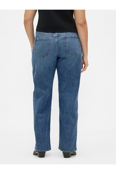 GAP Kadın Mavi Low Rise '90s Jean Pantolon