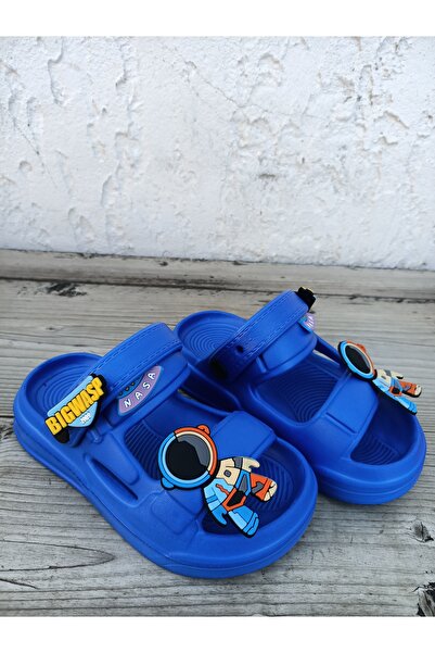 Huzurlu Adımlar Blue Alien Sandals / Slippers