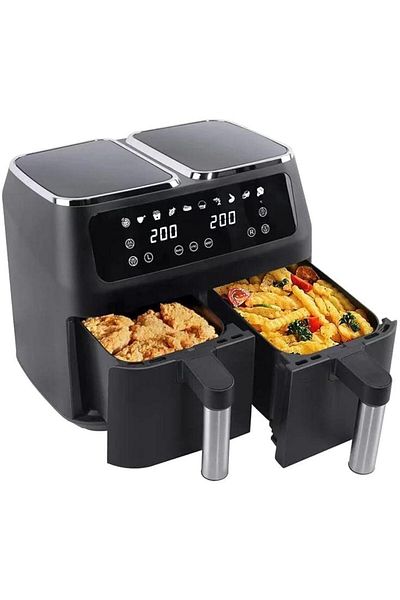 Generic SUPAAR Air Fryer Deep Fryer Digital Air Fryer 8L Airfryer Electric