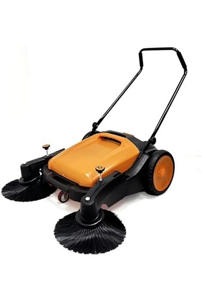 Egardenkart , Walk-Behind Outdoor Hand Push Sweeper - 10.5 Gallon Capacity, 31" Sweeping width, Sweep