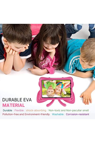 Shopi MUNTAQI 10.9 2022 Kids Butterfly Case with Kickstand – Full Body Drop Protection, Light EVA Materi