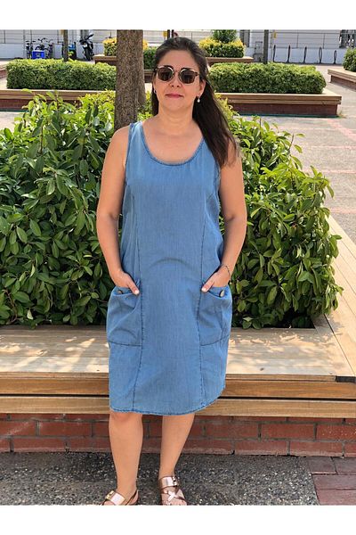 BAKTAGÖR Denim Dress (Thin Trill Trill)