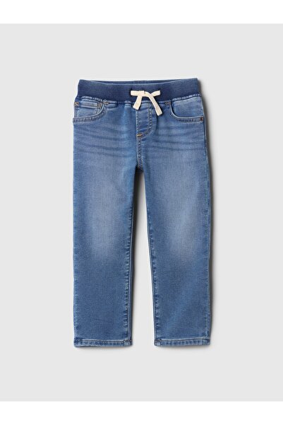 GAP Erkek Bebek Mavi Pull-On Slim Sweatpant Jean Pantolon