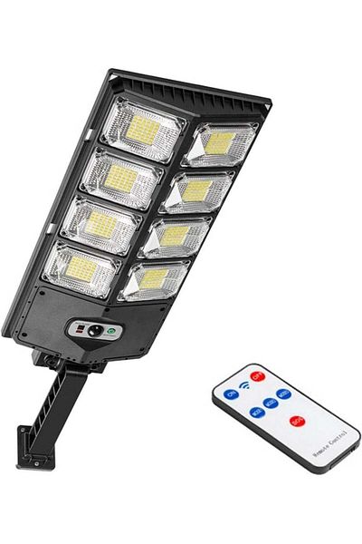 Solar Street Lights 336 LED Super Bright LED Light Outdoor Street Lamp 3 Light Mode Motion Sen