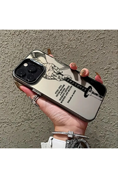 Caseji İphone 14 Pro Max Uyumlu Premium Baskılı Hassas Tuşlu Telefon Kılıfı M...
