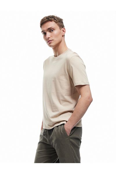 Koton Cotton Short Sleeve Crew Neck Men's Basic T-Shirt