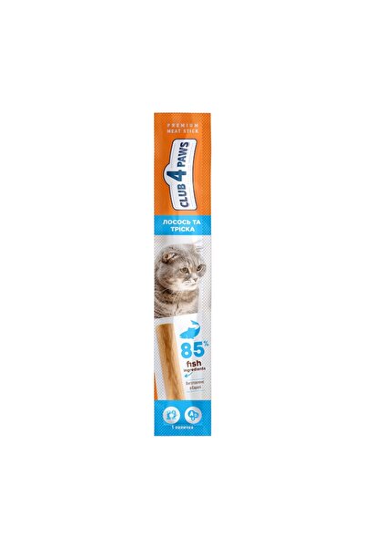 Club4Paws Club 4 Paws Premium Cat Treats, Salmon and Cod Stick, 5g