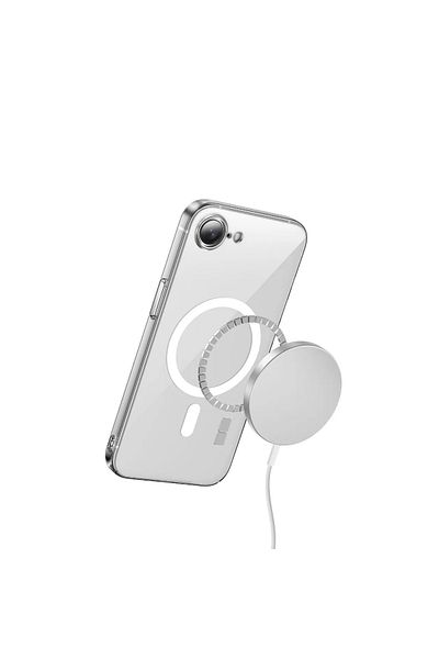 Green Lion MagSafe Delgado لجهاز iPhone SE 4 – شفاف