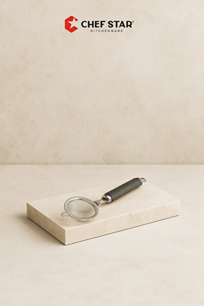 Chefstar مصفاة من الفولاذ المقاوم للصدأ - بمقبض مريح