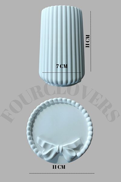 FourClovers Jewelry Tray Makeup Cosmetic Organizer Set of 2