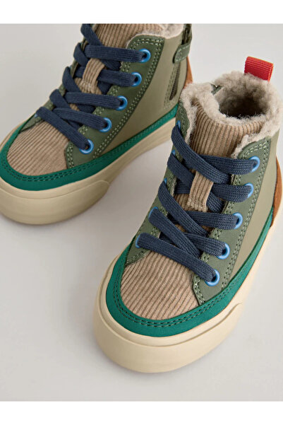 Next baby yeşil renk bloklu bot