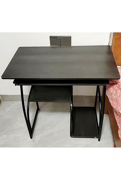 Raffine Multifunction Computer Desk with Multiple Storage Shelves 80x40x71 cm