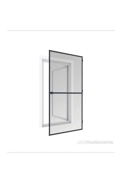 SOLIDON Mosquito Net, 90x200 cm, Hinged, Brown,