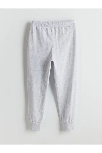 LC Waikiki Lcw Kids Gray Boys Jogger Sweatpants with Elastic Waist