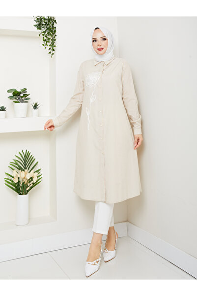 BELLİNA Kadın Yazlık Pamuk Polyester Tunik