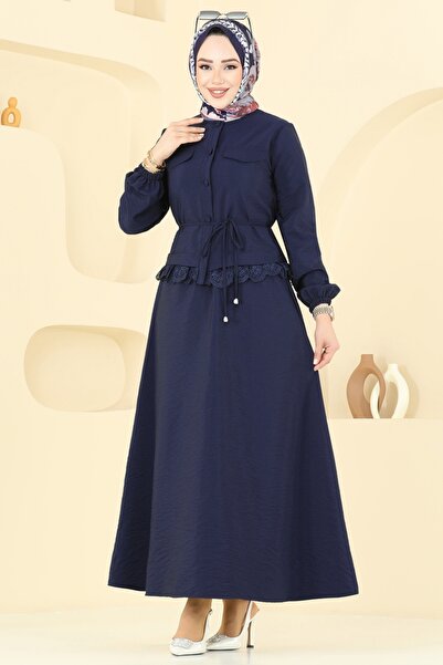 ModaMerve Güpür Detay Etekli Takım 2675SL432-MS Laci