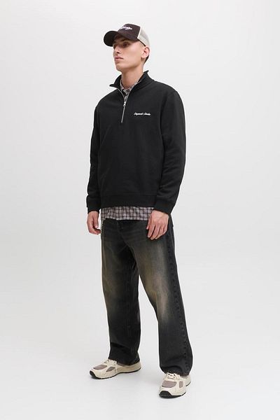 Jack & Jones Мъжка суитшърт с цип и изправен яка - Norrebro