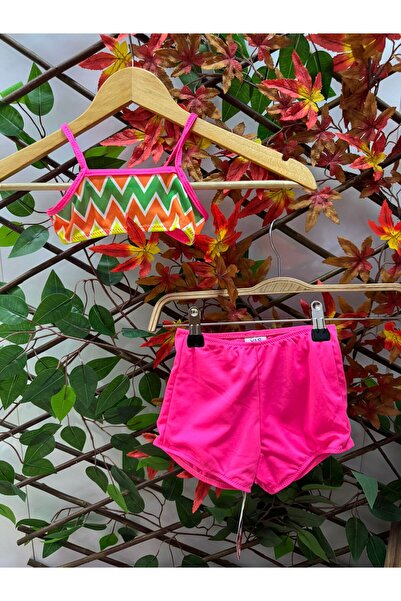 mikam Girl's Shorts Suitable Stylish Designed Bikini Set