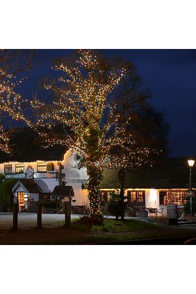 Teo Yoto Linear Christmas Installation, 50 m, 1 m Extension Cord 220V, 498 LED, 8 Light Effects, Control