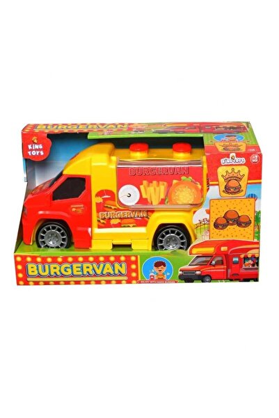 NEWBRENDHOME ألعاب تعليمية تفاعلية، لعبة سيارة برجر فان للأولاد والبنات