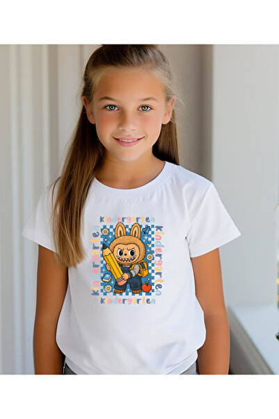 ASELİNDA Kinder Garten Back To School Παιδικό μπλουζάκι με στάμπα Unisex-Back...