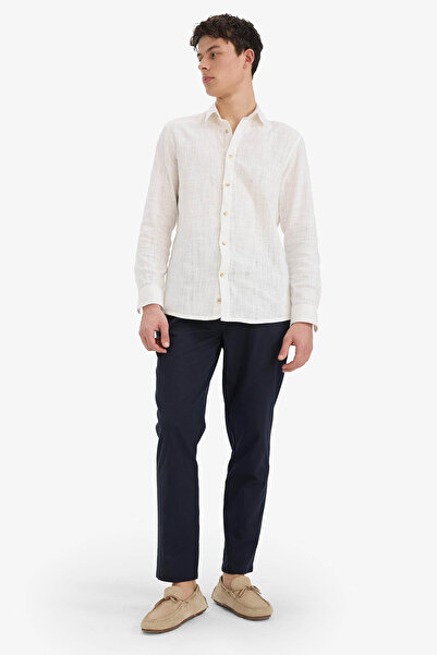 DeFacto Ανδρικό παντελόνι Navy Blue Z6475AZ/NV64