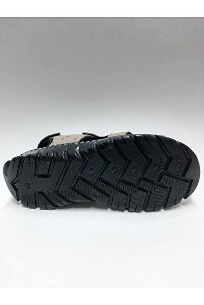 marutti Genuine Leather Mink Color Cirtli Comfortable Sole Men's Sandals