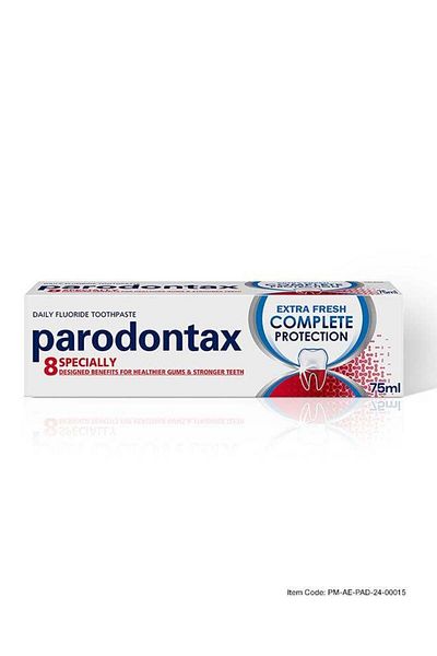 Parodontax حماية كاملة، انتعاش إضافي للثة النازفة، 75 مل
