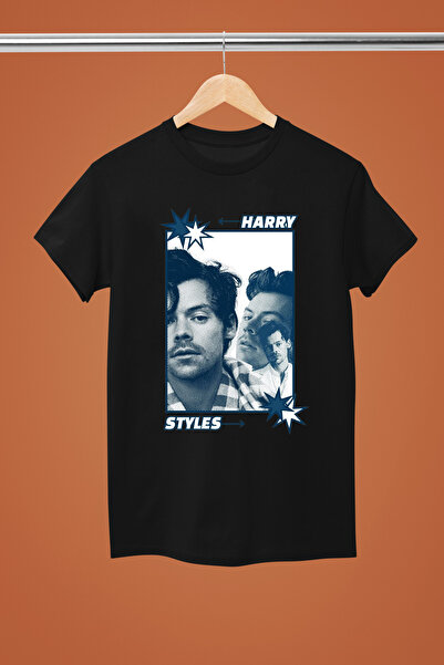 MAGORS TRIUC REGULAR DE BUMBAC IMPRIMAT HARRY STYLES, GOLI DE BICICLETA, MANE...