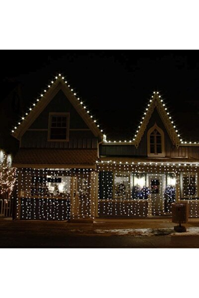 Crocodileskids Instalatie Craciun, Tip Perdea, IP44, 4 m x 1 m, 240 LED-uri, ...