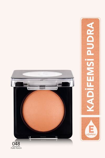 Flormar Cilt Aydınlatıcı Allık - Baked Blush-on - 048 Pure Peach - PSSN1171