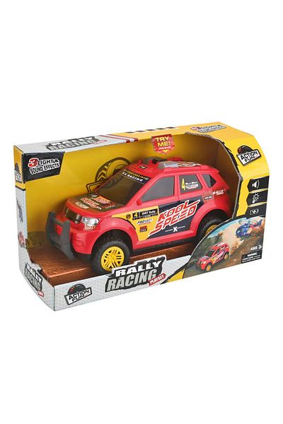 OEM Rally Racing Action Fun Car with Sounds and Lights