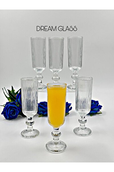 ORTAKÖY CENNETİ 6 Person Flute Stylish Coffee Side Bar Set