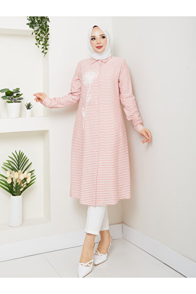 BELLİNA Kadın Yazlık Pamuk Polyester Tunik