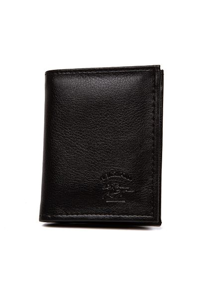 Newish Polo Men's Black Coin Holder Card Holder and Wallet
