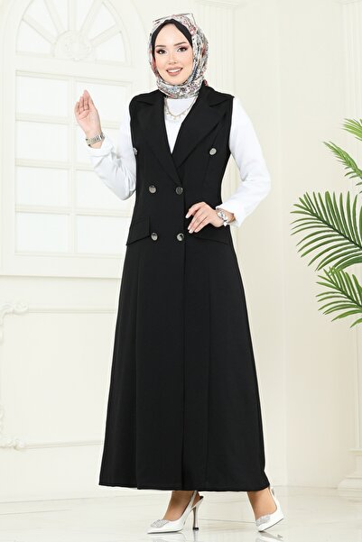 ModaMerve Cep Detaylı Üçlü Takım 2699SL432-MS Siyah&Ekru