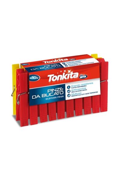Generic Tonkita Plastic Pegs 20-Piece Set - Reliable, Versatile, and Colorful...