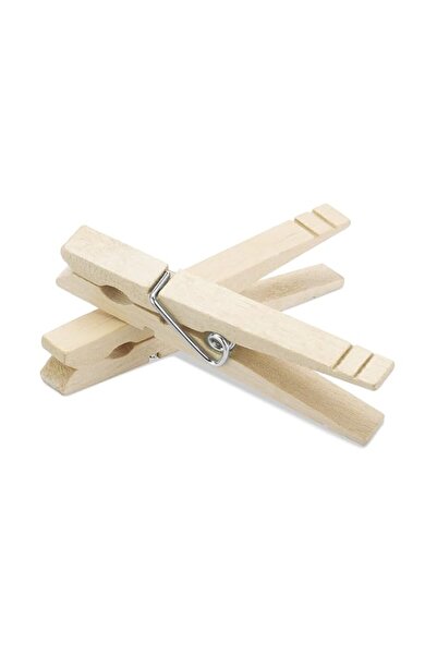 Generic مشابك غسيل طبيعية من خشب ويتمور، مقاس S/100