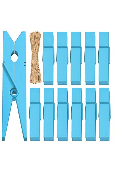 Generic مشابك غسيل خشبية صغيرة، مشابك غسيل للحرف اليدوية، 100 قطعة من مشابك ا...